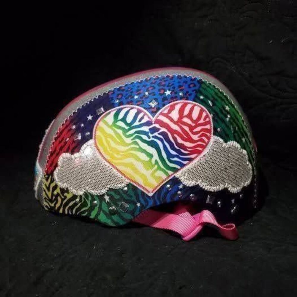 Raskullz Girls Loud Cloud Sparklez Helmet 8+ Kids Child Protective Gear